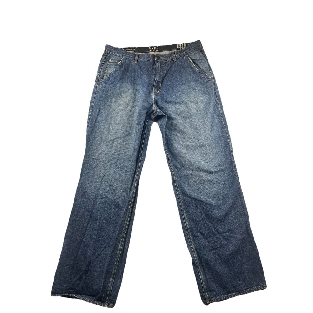 Vintage G-Unit‎ Baggy Wide Leg Jeans Panhandle Distressed 40x34 Rap Hip Hop Y2K